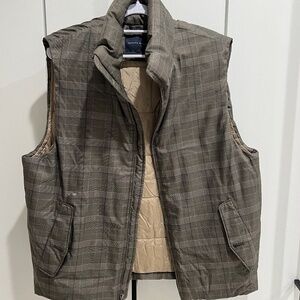 Plaid Puffer Vest